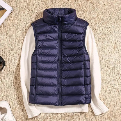 Gilet matelassé sans manches pour femme | Hiver