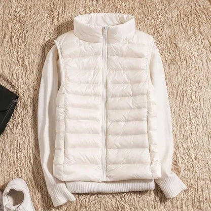 Gilet matelassé sans manches pour femme | Hiver