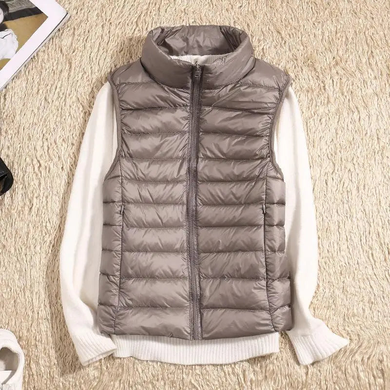 Gilet matelassé sans manches pour femme | Hiver