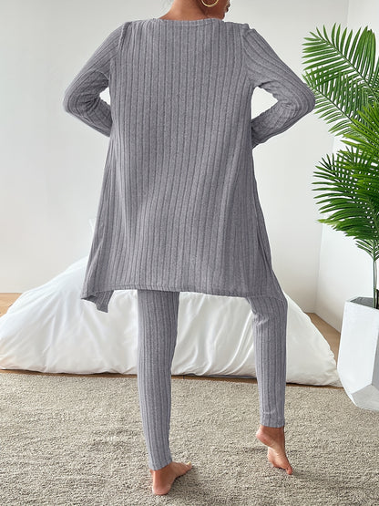 Ensemble pyjama tendance pour femme, haut et blazer | Combinaison
