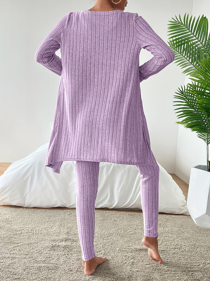 Ensemble pyjama tendance pour femme, haut et blazer | Combinaison