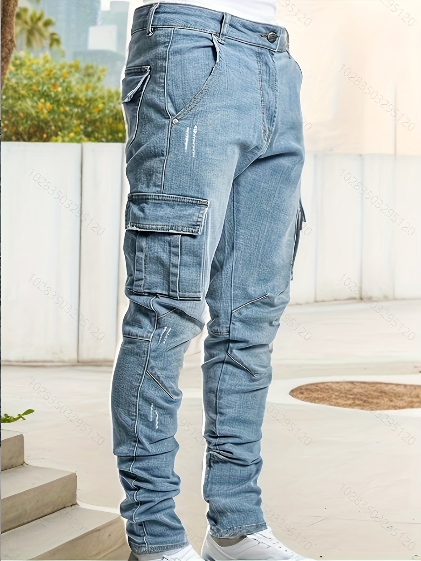 Jean skinny homme - Pantalon de travail extensible | Coupe slim