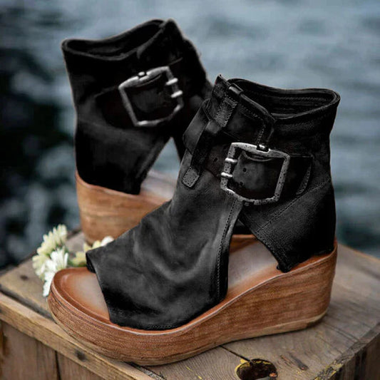 Sandales à talons hauts et épaisses pour femmes | Cale