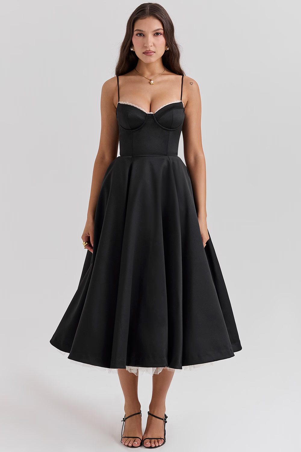 Robe de cocktail sans manches pour femme | Maxi