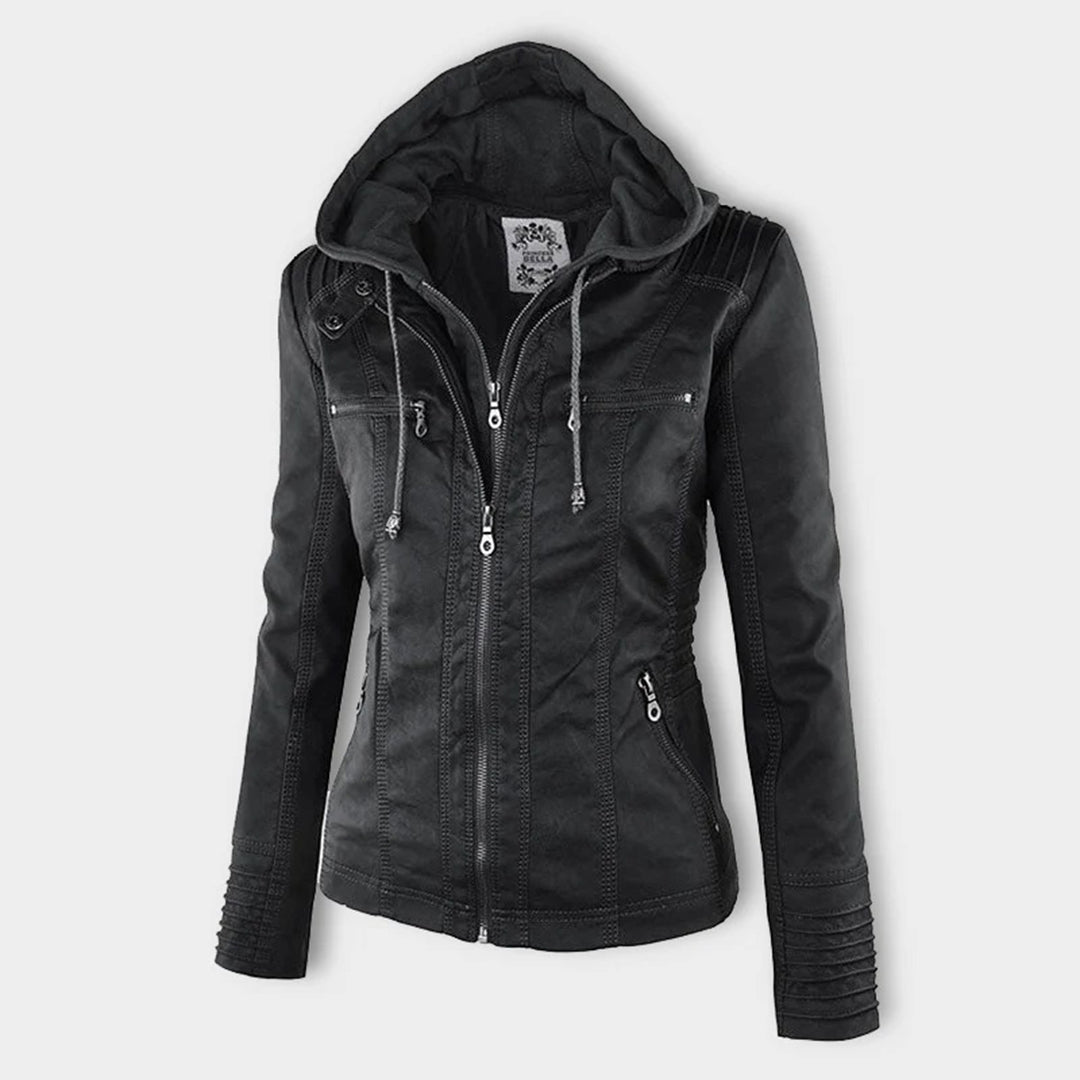 Veste coupe-vent à capuche pour femme | Coupe ajustée
