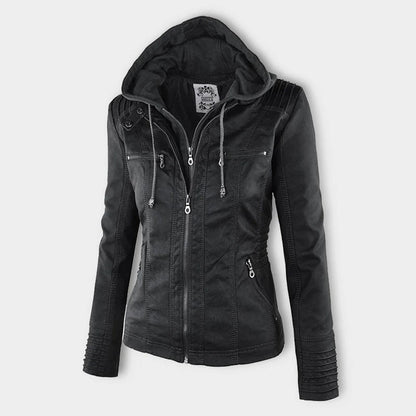 Veste coupe-vent à capuche pour femme | Coupe ajustée