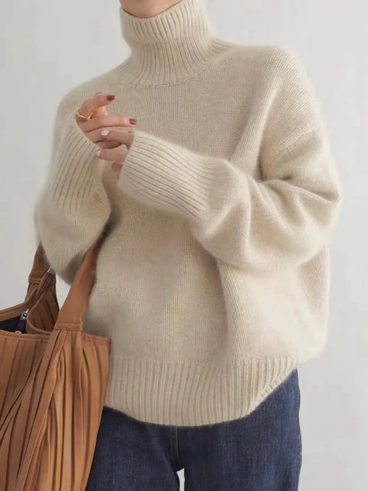 Pull col roulé tendance pour femme | Hiver