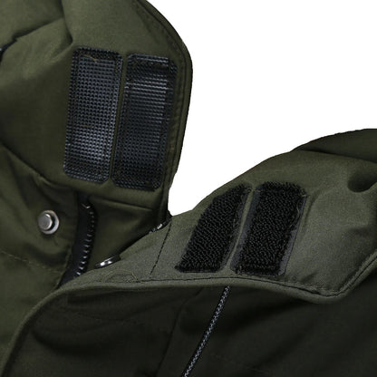 Manteau d'hiver long à capuche pour homme | Chaud