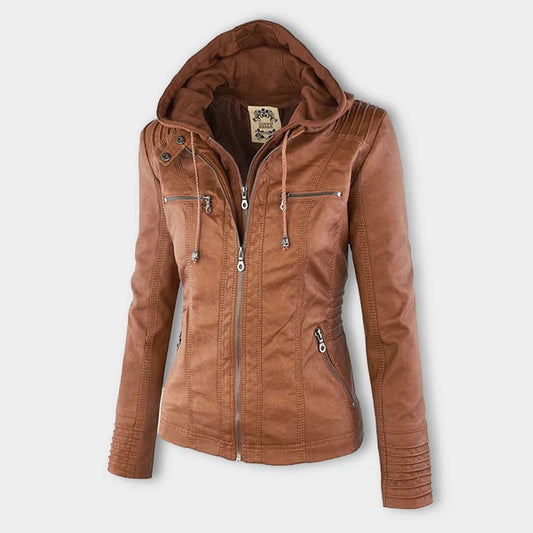 Veste coupe-vent à capuche pour femme | Coupe ajustée