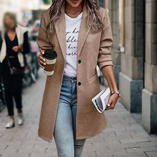 Manteau blazer d'hiver pour femme | Chaud