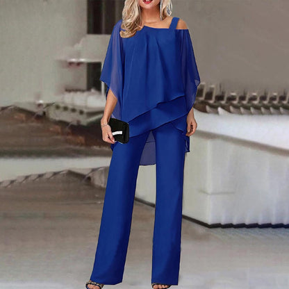 Ensemble haut et pantalon fluides pour femme | Été