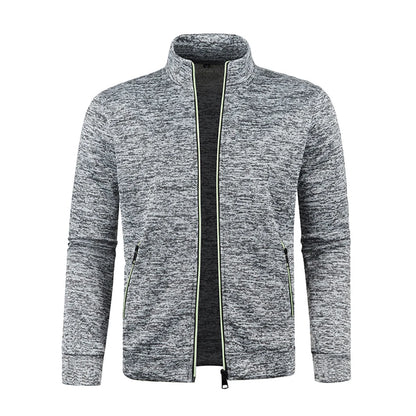Cardigan d'hiver zippé pour homme, veste polaire décontractée | Chaud