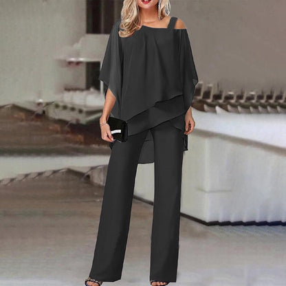 Ensemble haut et pantalon fluides pour femme | Été