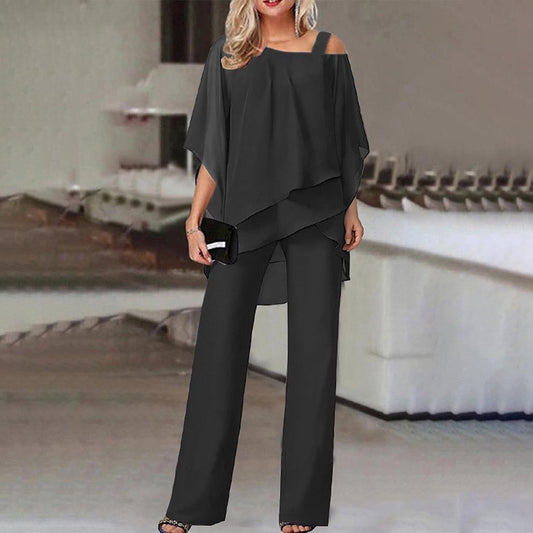 Ensemble haut et pantalon fluides pour femme | Été