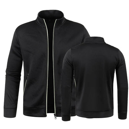 Cardigan d'hiver zippé pour homme, veste polaire décontractée | Chaud