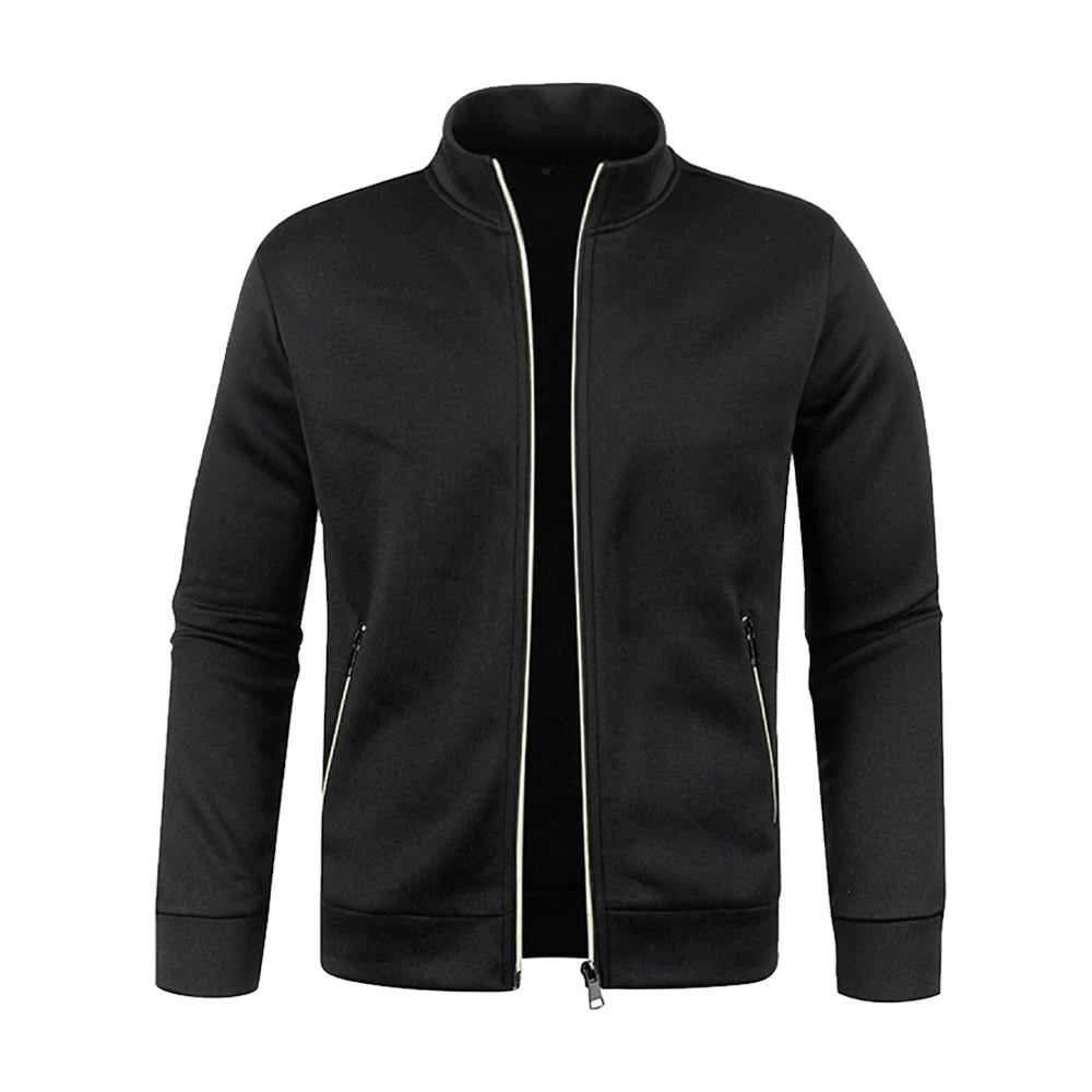 Cardigan d'hiver zippé pour homme, veste polaire décontractée | Chaud