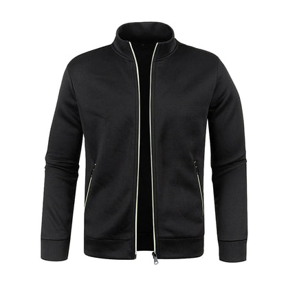 Cardigan d'hiver zippé pour homme, veste polaire décontractée | Chaud