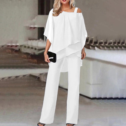 Ensemble haut et pantalon fluides pour femme | Été