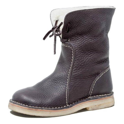Bottines vintage pour femme | Chaudes
