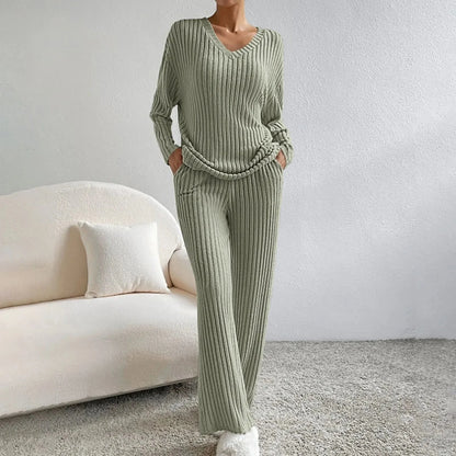 Ensemble classique à manches longues pour femme | Fluide