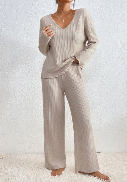 Ensemble classique à manches longues pour femme | Fluide