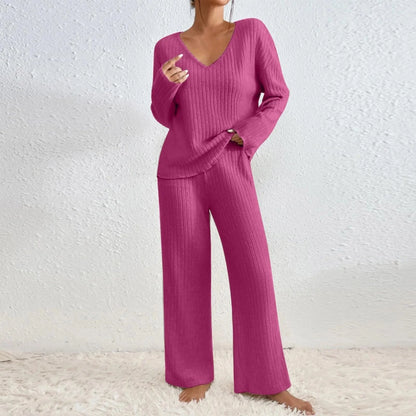 Ensemble classique à manches longues pour femme | Fluide
