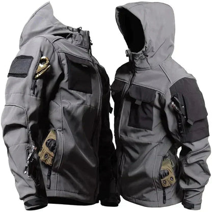 Veste coupe-vent zippée pour homme | Capuche