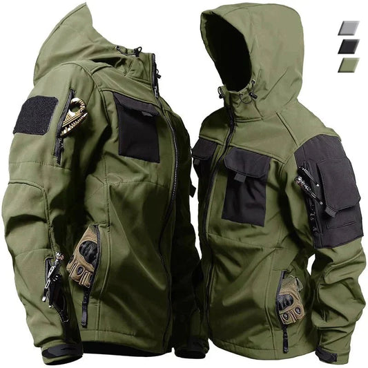 Veste coupe-vent zippée pour homme | Capuche