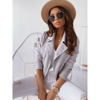 Veste zippée vintage pour femme | Hiver