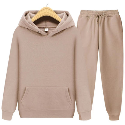 Ensemble sweat à capuche et pantalon de jogging unisexe | Hiver