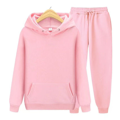 Ensemble sweat à capuche et pantalon de jogging unisexe | Hiver