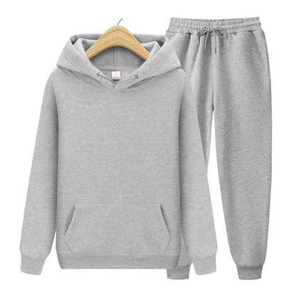 Ensemble sweat à capuche et pantalon de jogging unisexe | Hiver