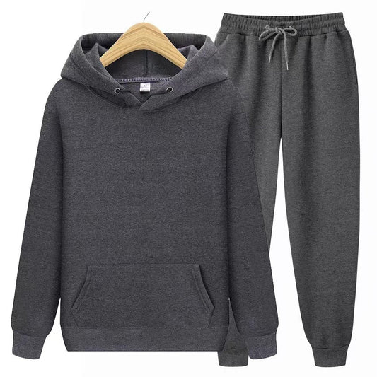 Ensemble sweat à capuche et pantalon de jogging unisexe | Hiver